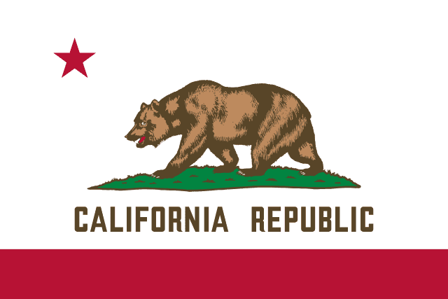 California, USA flag
