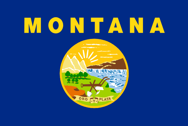 Montana, USA flag