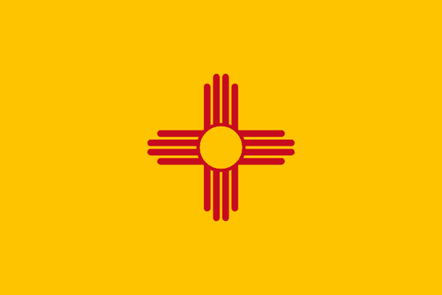 New Mexico, USA flag