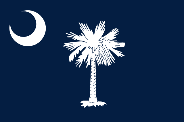 South Carolina, USA flag