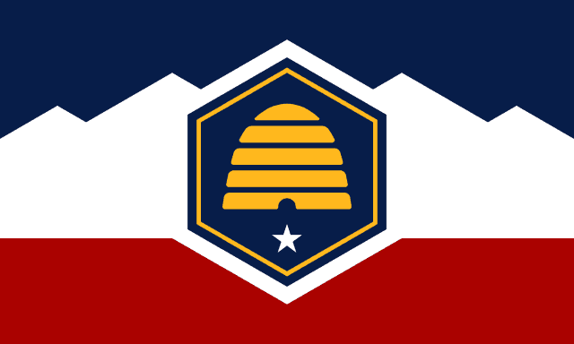 Utah, USA flag