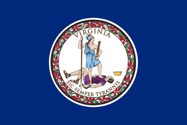 Virginia, USA flag