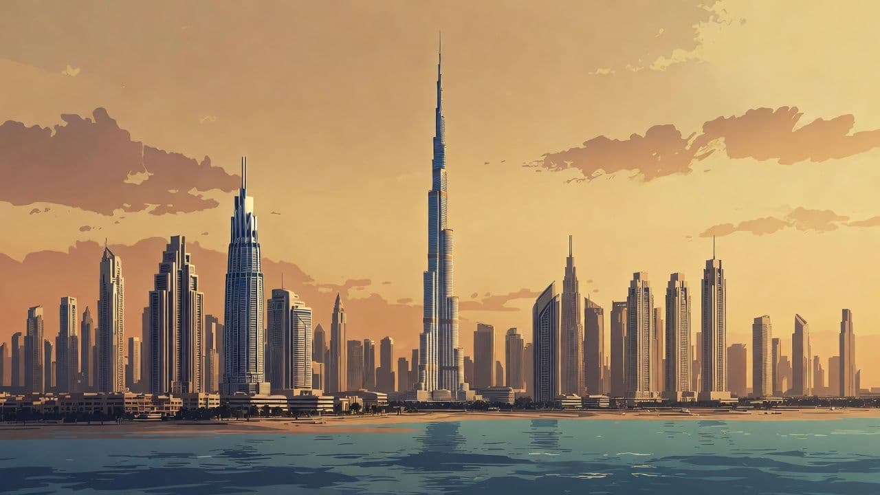 Dubai Marina skyline representing UAE Golden Visa residency benefits