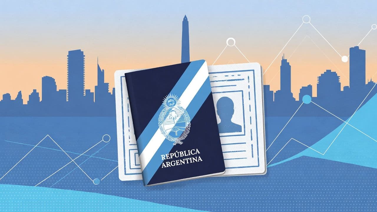 Argentine passport illustration representing new citizenship by investment program